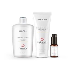 FARMASI DR.C.TUNA REVITALIZING HAIR SET.       (3 PIECES SET)